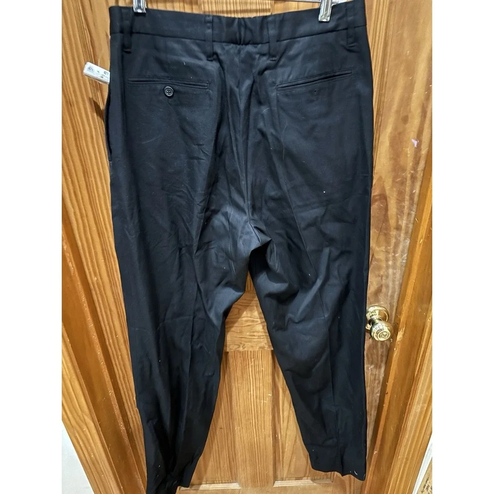 NWT BCBG Max Azria Men's Black Dress Pants Trousers 36x34